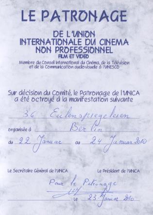 Diplom der Unica